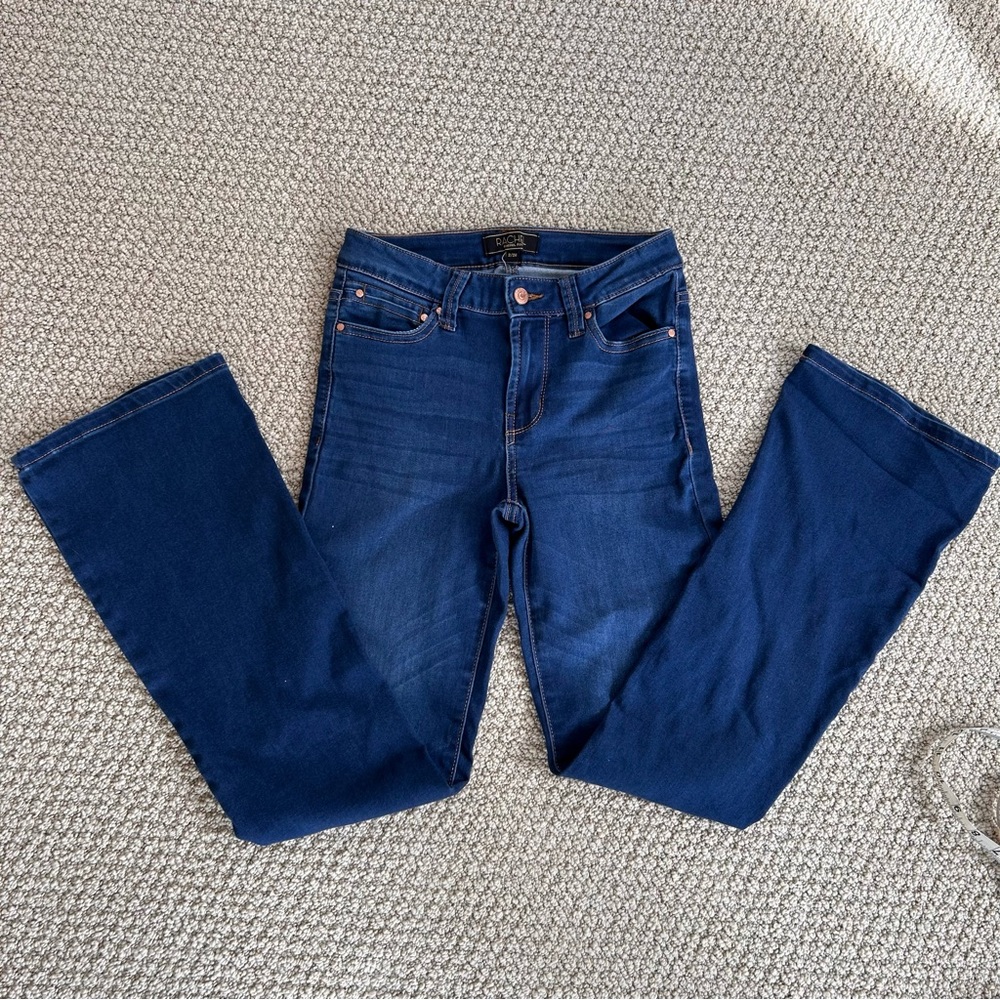RACHEL Rachel Roy Dark Blue Wide Leg Jeans
